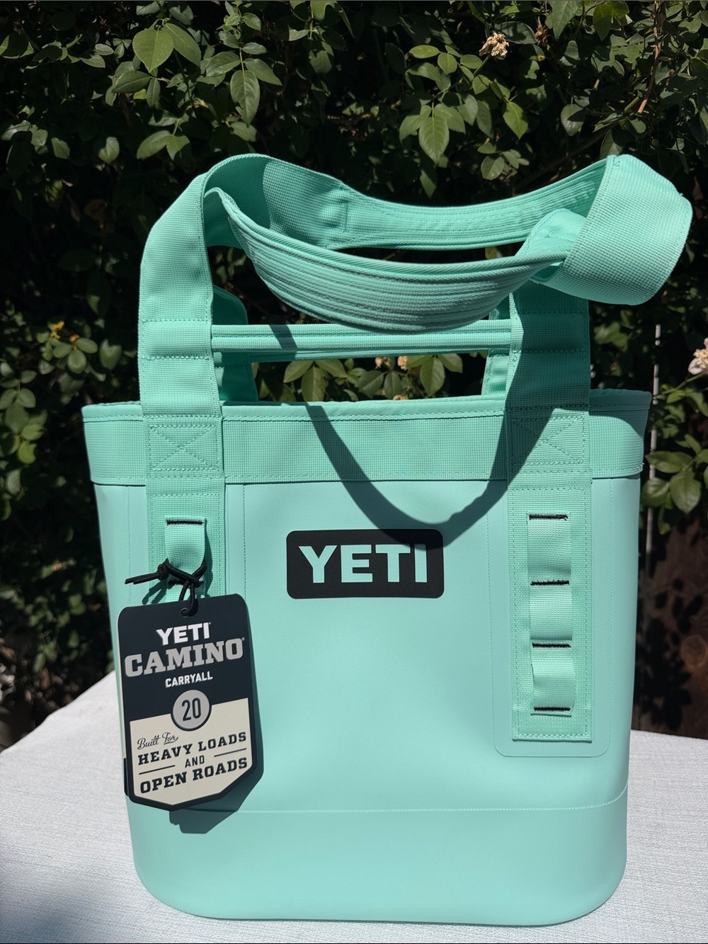 YETI Camino 20 Carryall Tote Bag Limited Edition, Seafoam, New With Tags
